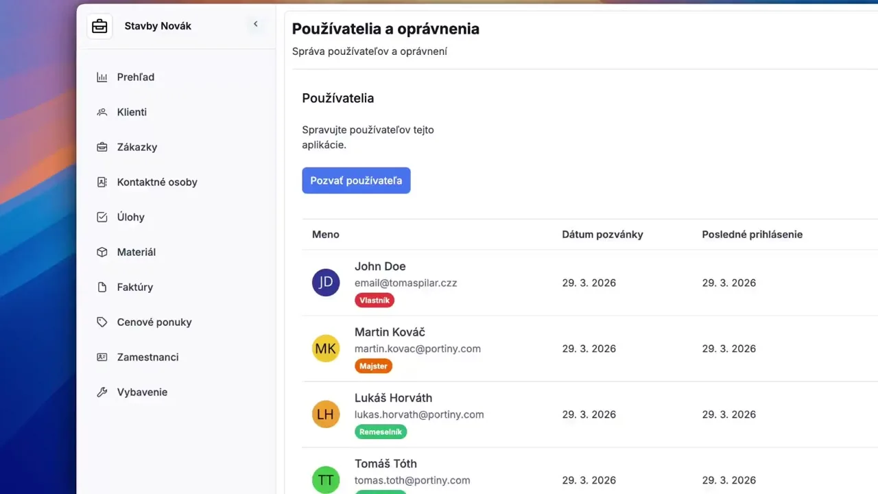 Neobmedzený počet používateľov